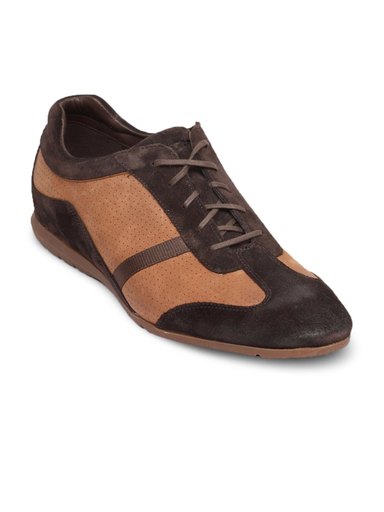 Rockport Men's Stanton Bitt Choc Suede Shoe