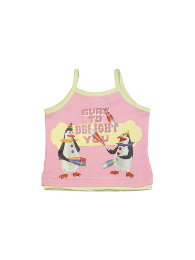 Madagascar3 Infant Girls Pink Spaghetti Top