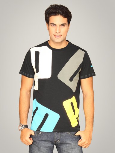Puma Men's 3 Black T-shirt