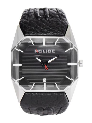 Police Men Black Dial Watch PL12176JS02A