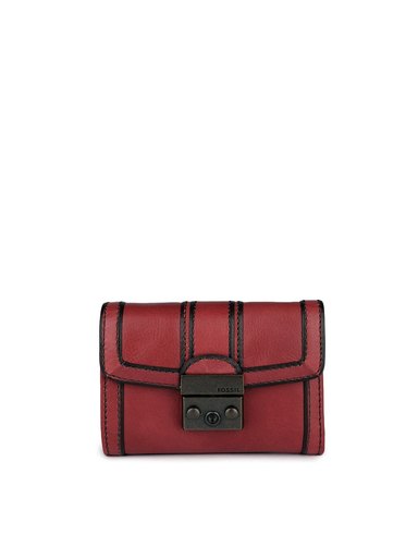 Fossil Women Red Wallet