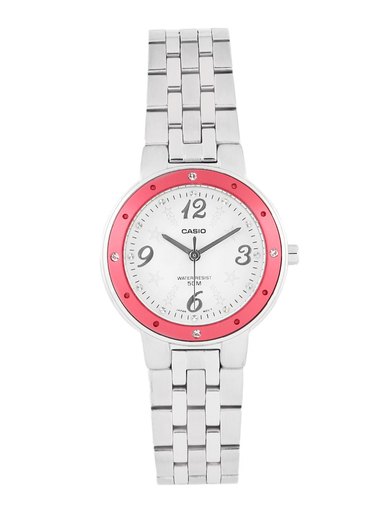 CASIO Enticer Women White Dial Analogue Watch