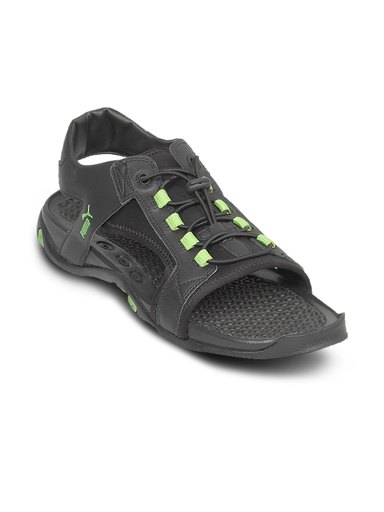Puma Unisex Winch Black Green Floater