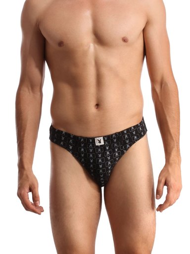 Playboy Men Black Brief