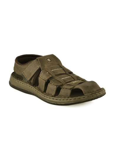Woodland Men Olive Casual Sandals