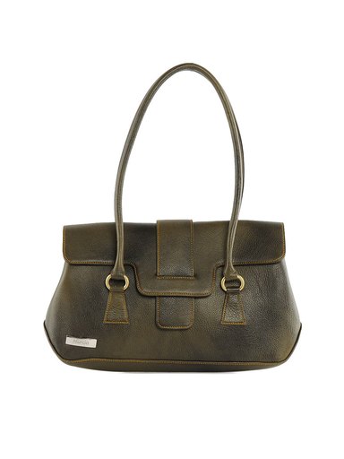 Murcia Women Green Leather Handbag