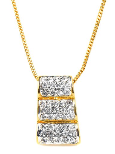 Estelle Women Gold Pendant with Chain