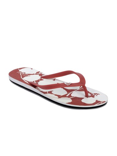 Roxy Women Bamboo White Flip Flops