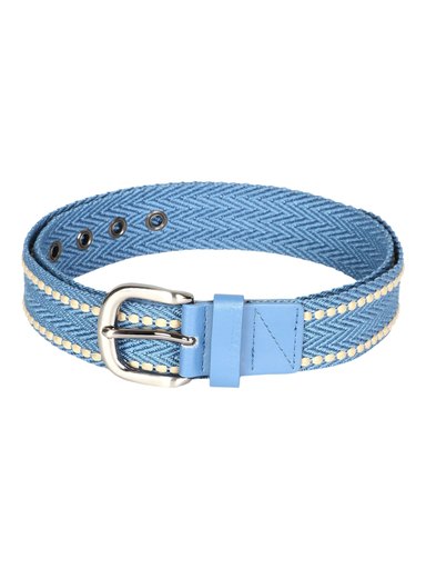 Fastrack Men Canvas Blue Belt