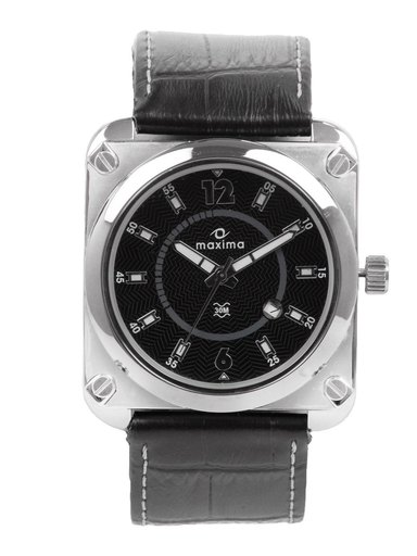 Maxima Attivo Men Black Dial Watch
