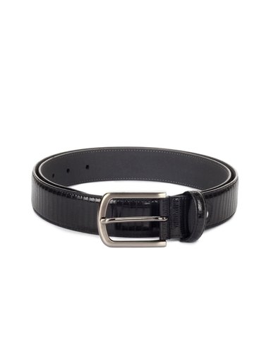 Peter England Men Black Belt