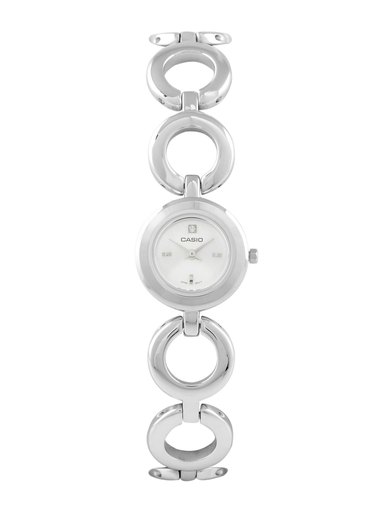CASIO ENTICER Women White Dial Analogue Watch A646