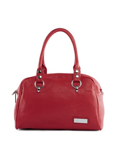 Lino Perros Women Leatherite Red Handbag