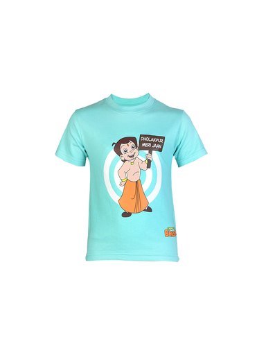 Chhota Bheem Kids Boy Dholakpur Meri Jaan Blue Tshirt