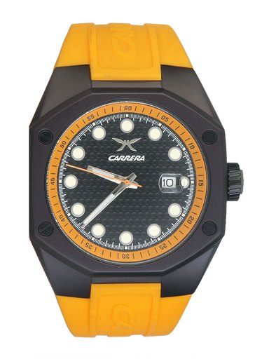 Carrera Men Strap dial Orange Watches