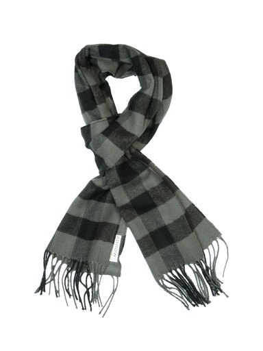 Arrow Men Grey Check Scarf