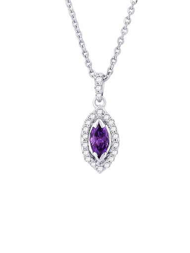 Lucera Women Silver Pendant with Chain