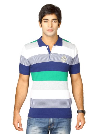 Puma Men's Knit Polo Mazarine Blue Polo T-shirt