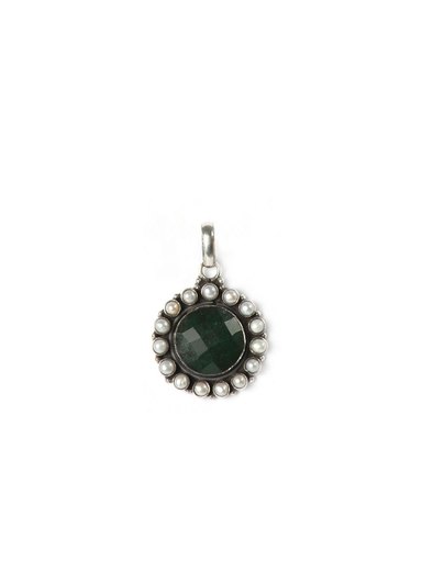 Fabindia Women Anusuya Green Pendant