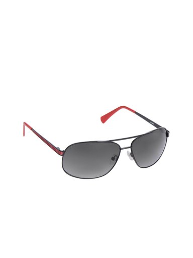 Park Avenue Men Black Frame Sunglasses