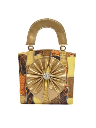 Spice Art Women Golden Yellow HandBag