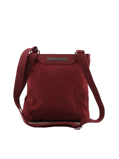 United Colors of Benetton Women Solid Maroon Handbags