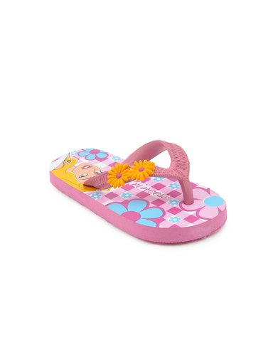Disney Unisex Kids Princess Heart Pink Flip Flops