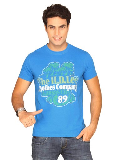 Lee Men's Palm Blue T-shirt