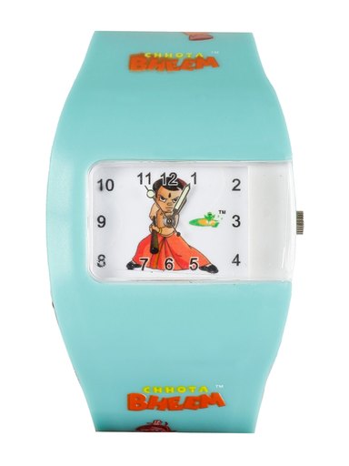 Chhota Bheem Analog Kids-Boys Torquoise Blue Watch