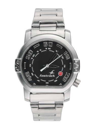 Fastrack Men Black Dial Watch N1161SM02