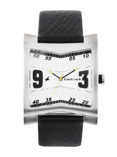 Fastrack Men Steel Dial Watch