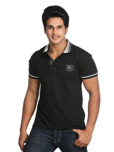 Classic Polo Men's Plane Black T-shirt