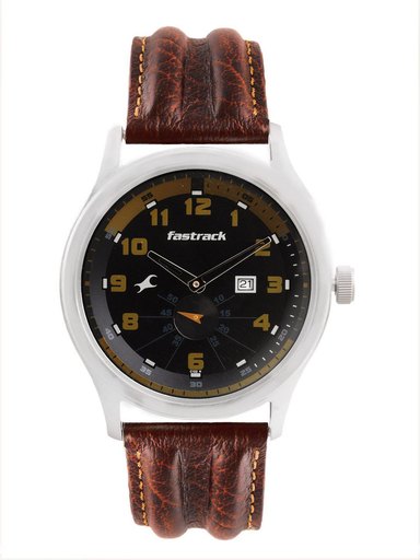 Fastrack Men Black Dial Watch NB3001SL05