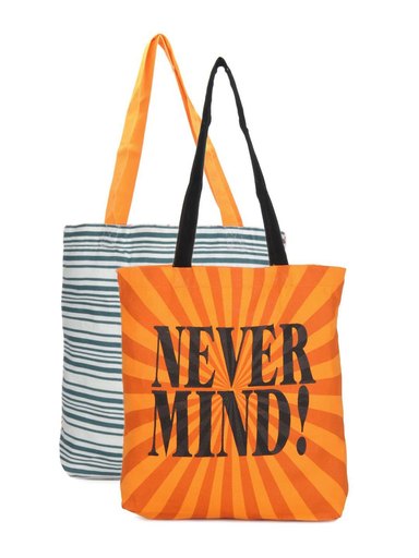Be For Bag Women Orange & White Bags