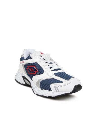 Lotto Men's Zurigo White Blue Red Shoe