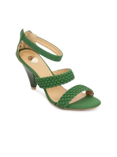 Cobblerz Women Green Sandals