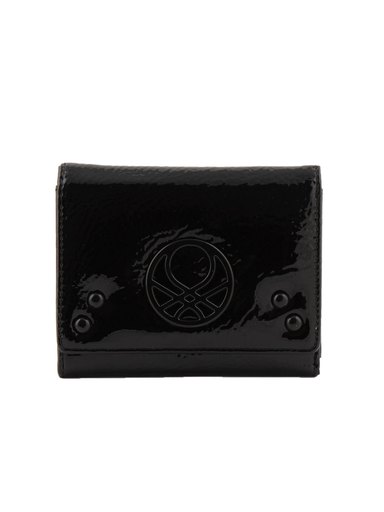 United Colors of Benetton Women Solid Black Wallets