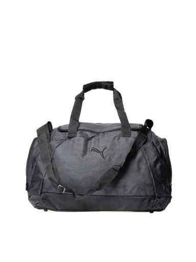 Puma Unisex Black Duffle Bag