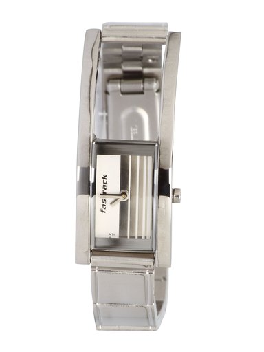 Fastrack Women Core Analog Steel White Watch