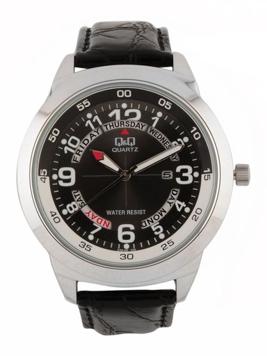 Q&Q Men Black Watch A148J305Y
