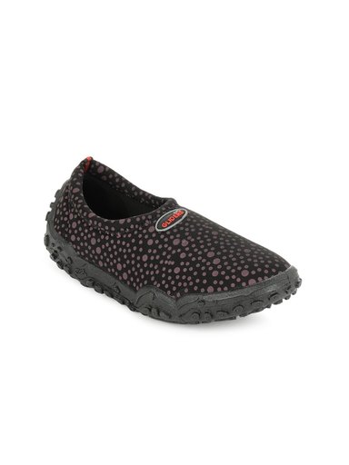 Gliders Women Black &Purple Shoes