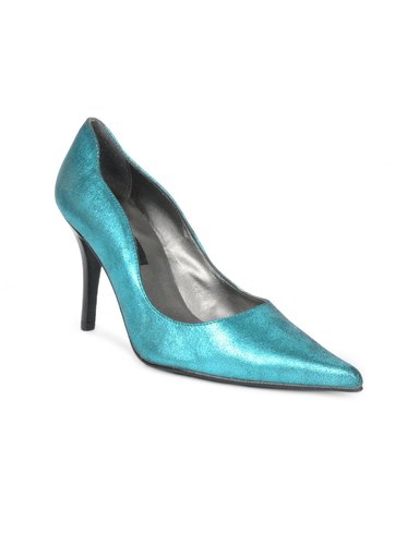 Carlton London Women Turquoise Blue Pumps