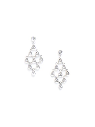 Lucera Women Silver Earrings