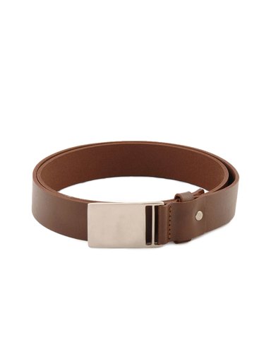 Turtle Men Leather Brown Belts