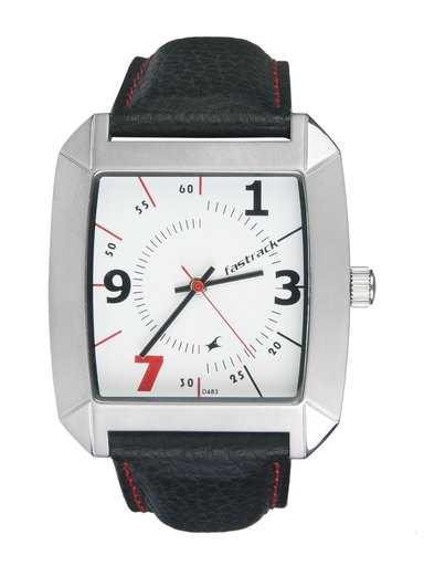 Fastrack Men White Dial Watch N9336SL01