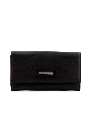 United Colors of Benetton Women Solid Black Wallets