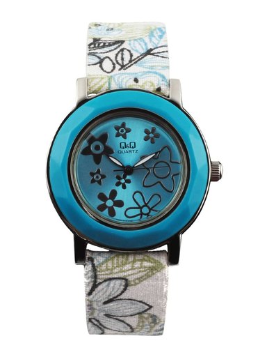 Q&Q Women Blue Dial Watch