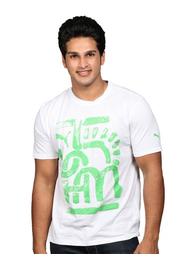 Puma Men's Tee2 White T-shirt