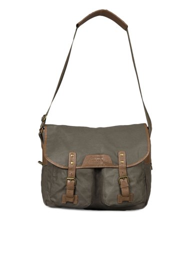 French Connection Men Khaki Handbag