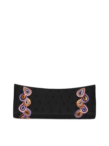 Spice Art Women Black Clutch